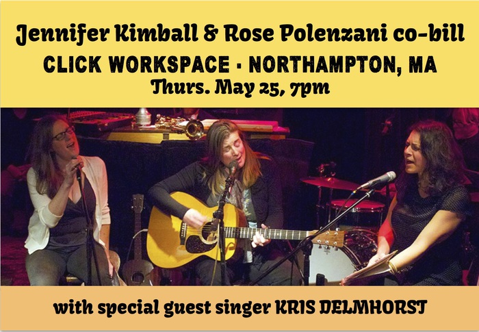 Cobill with Rose Polenzani special guest harmony singer Kris Delmhorst